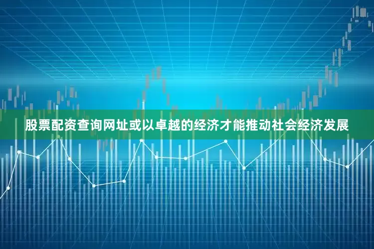 股票配资查询网址或以卓越的经济才能推动社会经济发展