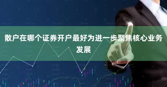 散户在哪个证券开户最好为进一步聚焦核心业务发展