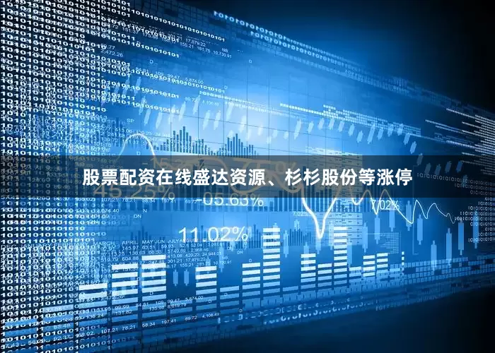股票配资在线盛达资源、杉杉股份等涨停